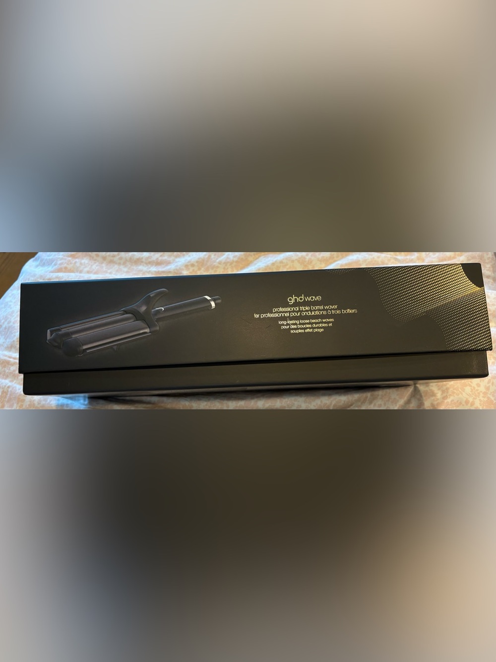 ghd Black & Gold Triple Barrel Wave Styler new open box - Picture 2 of 7